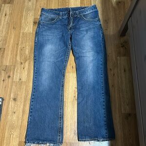 Rock 47 men by wrangler denim 36/36 boot cut